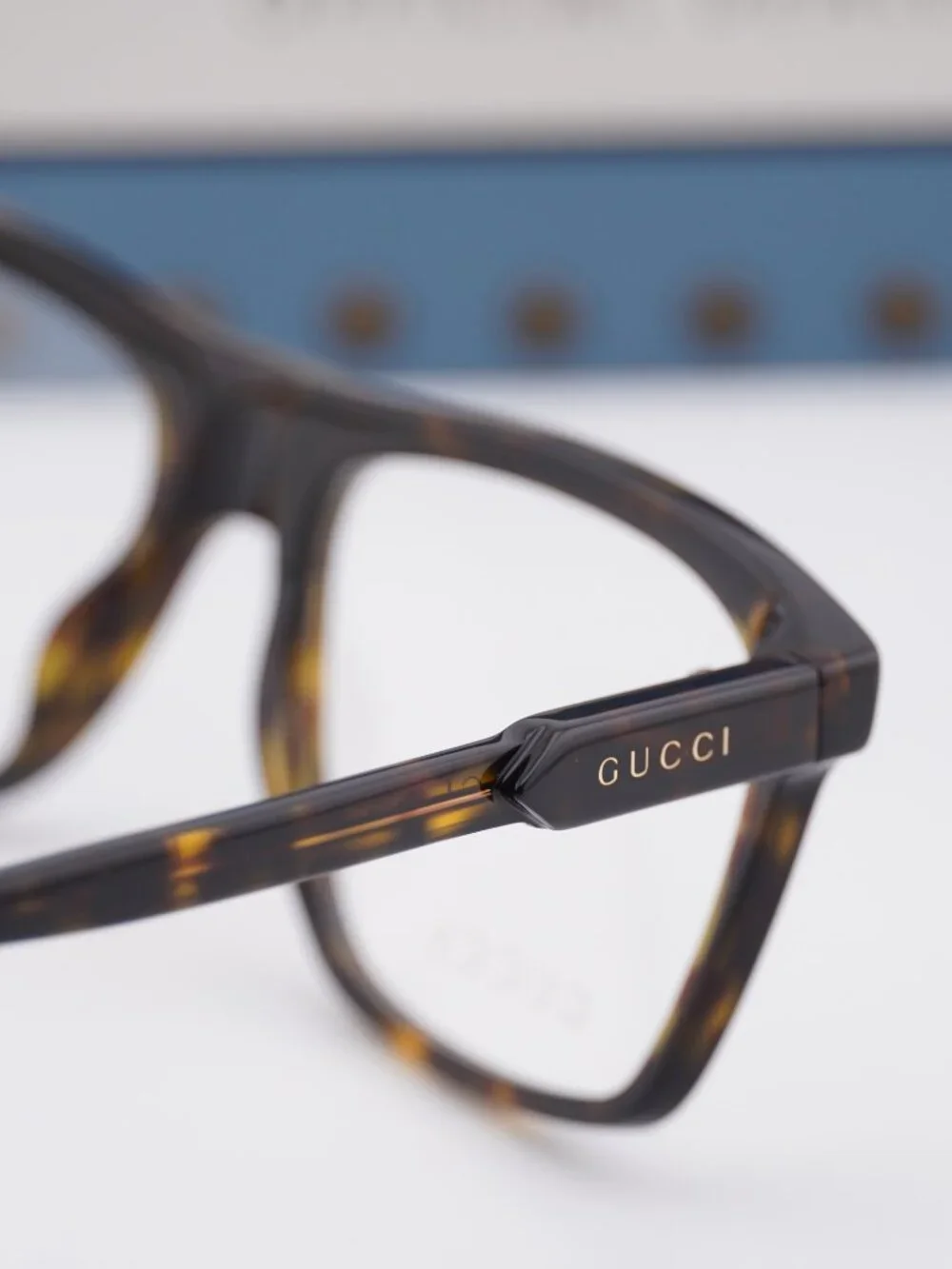 Gucci GG1820O 002 Square Eyeglasses - Havana 55mm